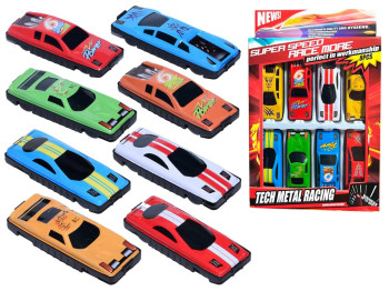 Набор игрушечных машинок Motor Wheels, 8 шт, металлические машинки, BT-040-8