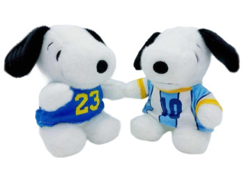 Мягкая игрушка Snoopy Jersey TJ758, 22 см, в футболке, 2 вида (цена за 1шт)