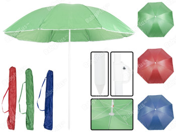 Зонт пляжный Stenson "Colors" D1,75м в чехле (однотон)