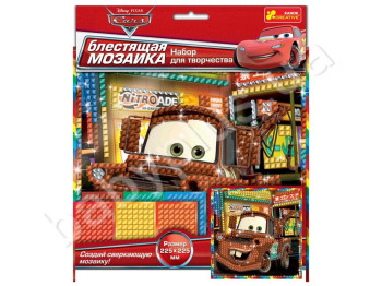 Набор для творчества Блестящая мозайка, Дисней, Тачки, Метр, Ranok Creative