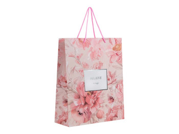 Пакет бумажный подарочный Peony Dreams, Axent 8502-31-A-CC, 26×32см