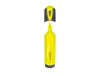 Маркер текстовый Maped Fluo Peps, скошенный наконечник, желтый