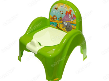 Горшок - стульчик Сафари зеленый. Tega Baby SF-010-125