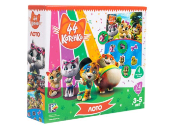 Гра настільна, Лото, 44 Кота, Vladi Toys