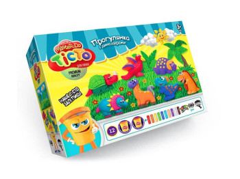 Тісто для ліпки Master Do Прогулянка з динозаврами, Danko Toys