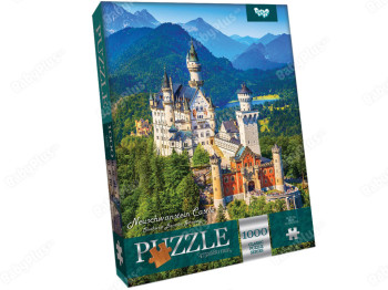 Пазли Neuschwanstein Castle, 1000 елементів, Danko Toys