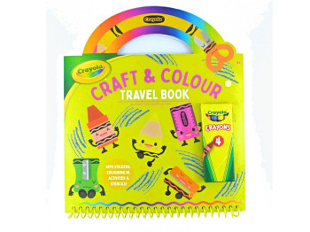 Творча книга «Книга для творчості Crayola Канцелярчики», 3-8 р., Crayola