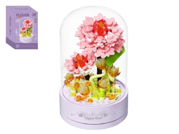 Конструктор Flower Eternal Flowers D3, музыкальная шкатулка