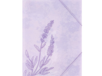 Папка на резинках А4+ Lavender-2. Axent 1509-37-A
