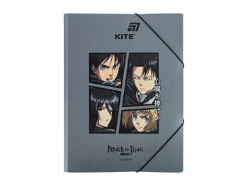 Папка на гумці Kite Attack on Titan AT25-247, формат A4, поліпропілен, Kite