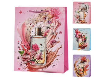 Пакет подарочный бумажный S "Perfume" 18х23х10см, R97022-S