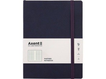 Книга записная в клетку синяя Partner Soft L. 96 листов. Axent 8615-02-A