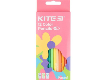 Олівці кольорові Fantasy Pastel 12 шт, Kite