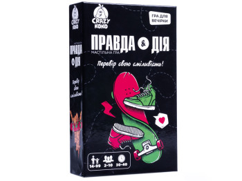 Игра настольная развлекательная Правда или действие, вопросы и задачи, Vladi Toys