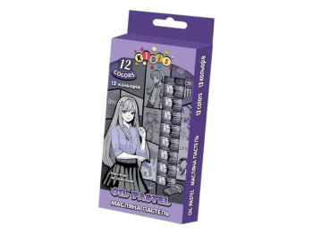Пастель масляная 12 цветов KIDIS Anime 9158