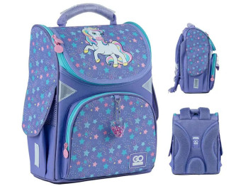 Рюкзак каркасный школьный Sweet Unicorn. GoPack GO24-5001S-1