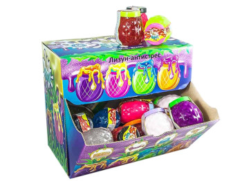 Лизун-антистресс Ананас микс 70 грамм. TM Mr.Boo 80052