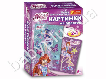 Набор для творчества, Картинка из блесток Муза и Блум Winx 7, Ranok Creative