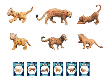 Игрушка фигурка Дикое животное, 6 видов (цена за 1 шт)