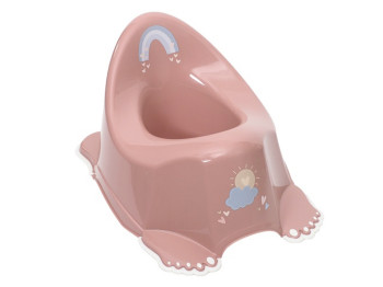 Горшок Метео с противоскользящей резиной и розовой музыкой. Tega Baby PO-079-123