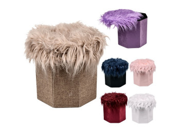 Тумба-пуф складной Mossy 30×28 см, 6 цветов, R33436
