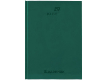 Щоденник шкільний Kite K26-262-13, тверда обкладинка, зелений