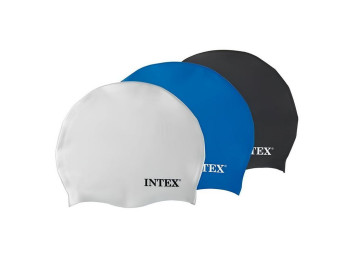 Шапочка силиконовая для плавания, Intex 55992