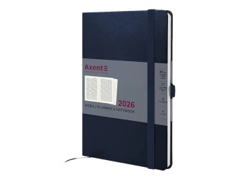 Ежедневник Partner Prime Strong 2026 Axent 8507-26-02-A, А5, синий
