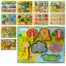Деревянная игрушка Пазлы. MD 0933