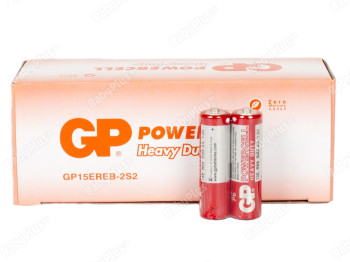 Батарейка сольова GP PowerCell, 1.5V, AA, R6 (ціна за спайку 2шт)