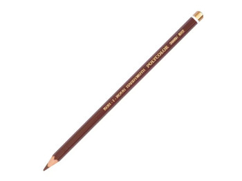 Олівець художній POLYCOLOR café noir brown. Koh-i-Noor 3800/822