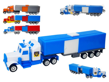 Машинка автовоз трейлер Mini Truck 5168, 38 см, с прицепом, Maximus