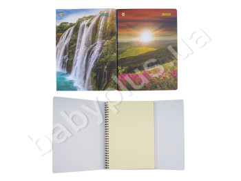 Блокнот Special Copybook на 80 кольорових листів, 17х24см. на бічній пружині
