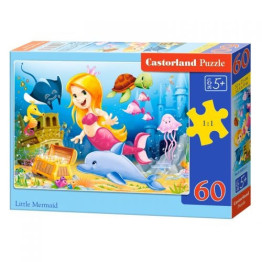 Пазли Русалочка, 60 елементів, Castorland