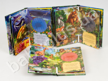 Волшебная книга Живые картинки, 3 вида, на русском языке (10)