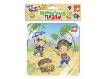 Магнитные пазлы Пираты. Vladi Toys VT3204-09