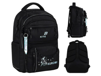 Рюкзак шкільний підлітковий Kite Education teens Kuromi HK26-2594M
