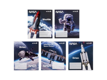 Зошит у клітинку 18 аркушів, NASA (ціна за 1шт)