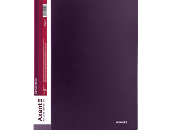 Дисплей-книга сливовая 10 файлов. Axent 1010-11-A