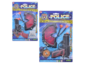 Набір зі зброєю 2323-16 Police, 2 види, (ціна за 1шт)