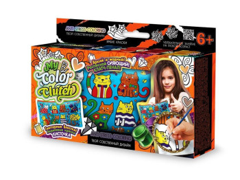 Набор для творчества Пенал-раскраска красками My color clutch, Danko Toys