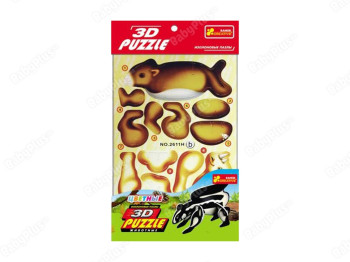 Игрушки 3D-пазлы Ежик 4в1, Ranok Creative