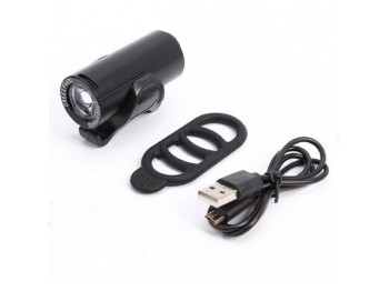Фонарик аккумуляторный USB для велосипеда, 4 режима 6,5х4,5см