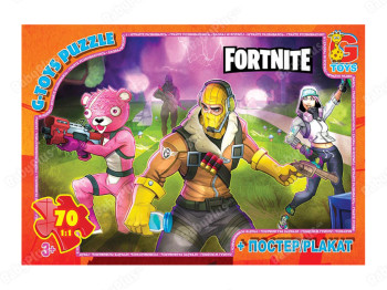 Пазлы картонные Fortnite, 70 элементов, G-Toys