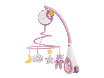 Мобиль музыкальный на кровать Next2Dreams, розовый, Chicco