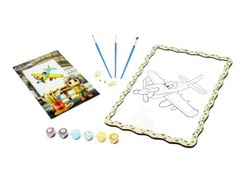 Набір для розпису «Літачок», формат А4, PuzzleOk