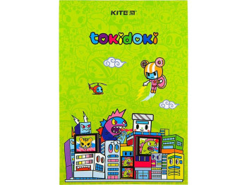 Блокнот-планшет у клітинку A5, 50 аркушів, Tokidoki, Kite