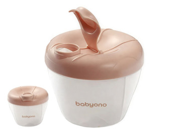 Контейнер для молочной смеси на 4 порции бежевый, Babyono 1022/01.