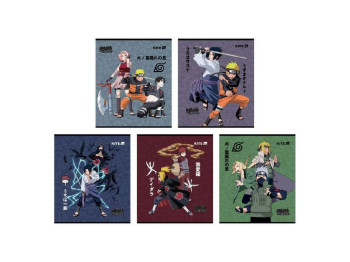 Зошит у клітинку 24 аркуши, Naruto Shippuden (ціна за 1шт)
