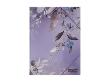 Папка на резинках A4 из матового пластика, дизайн Lavendula